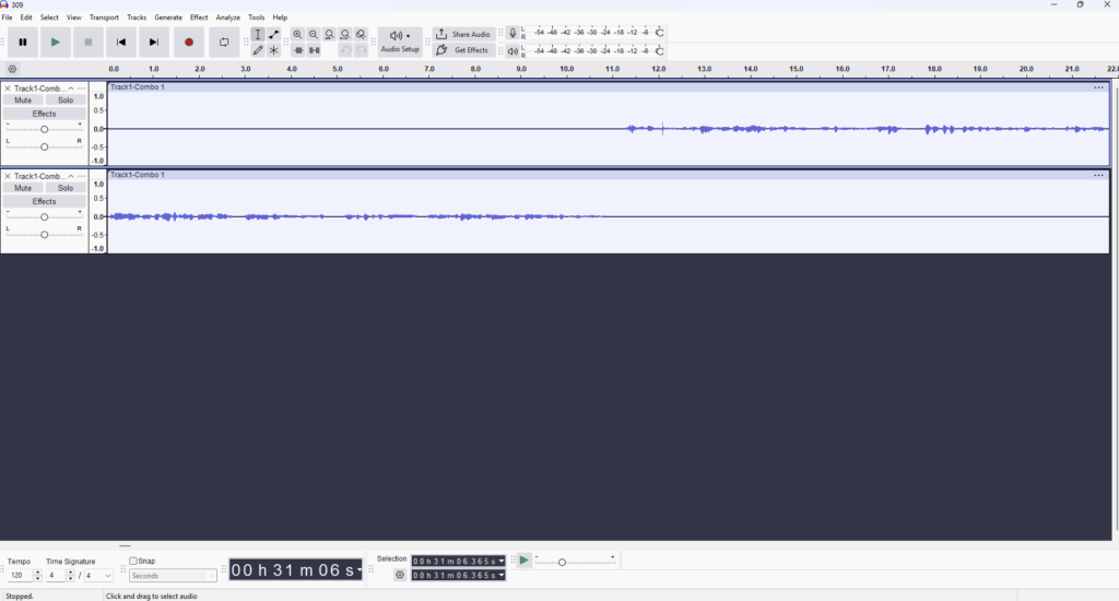 Audacity är ett gratis ljudredigeringsprogram som är mycket användbart.