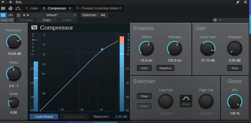 Studio Ones kompressor 