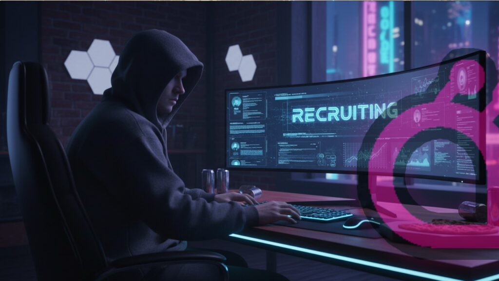 Ransomware. Det sprids av snubbar i hoodies framför blågröna skärmar. Det är i alla fall vad bilden föreställer.