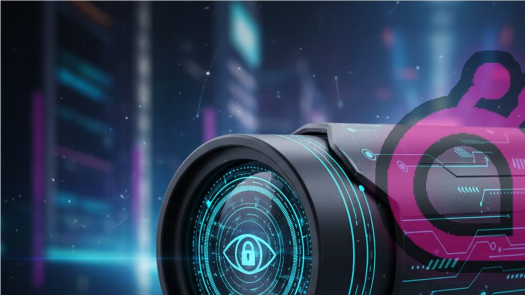 Signaturer var då. AI är nu. Bilden förseställer någon form av övervakningsaparat.