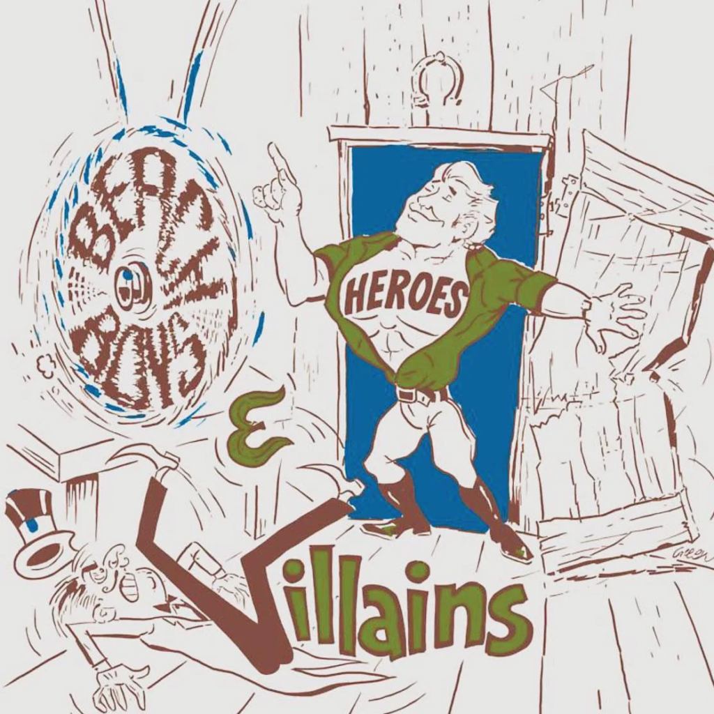 Omslaget till Beach boys legendariska album "Hereos and Villains".
