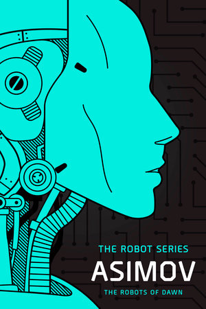 Bokomslag för Asimovs bokserie om robotorna och deras tre lagar.