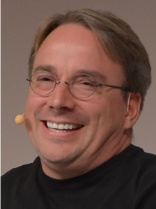 Bild på Linus Torvalds från Wikipedia.